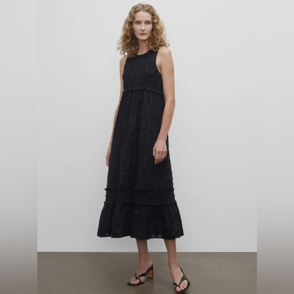 New Club Monaco Smocked Tank Dress